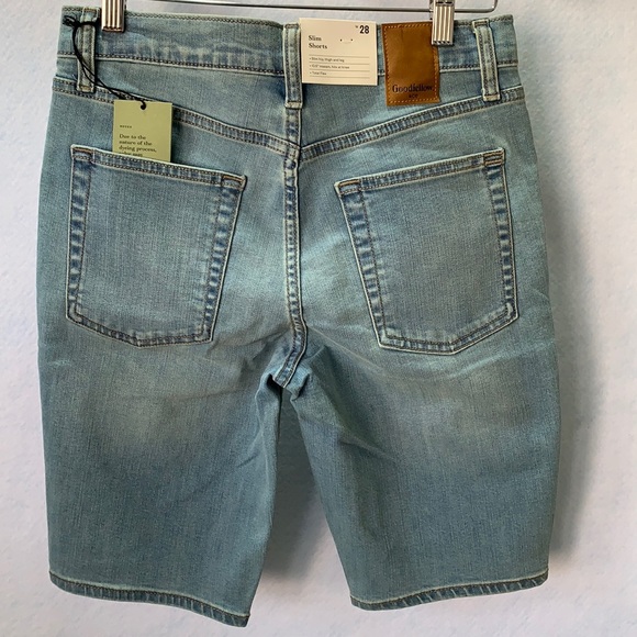Goodfellow & Co Medium Wash Slim Jean Shorts - Picture 6 of 12